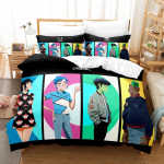 Muusika Gorillaz Voodipesukomplekt &Uuml;he Twin T&auml;is Kuninganna Kuningas Suurusega Voodikomplekt T&auml;iskasvanu Laste Magamistoa Tekikatted Komplektid 3D Tr&uuml;kk Gorillaz 2022 EU Single(135*200cm)3pcs