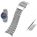 20MM 22MM SEIKO SKX007/009 SKX173/175 h&otilde;bedane meeste k&auml;ekell roostevabast terasest k&auml;ev&otilde;ru Kella kokkupandav pandlaga rihm + t&ouml;&ouml;riist 20mm