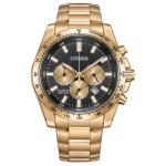 CITIZEN QUARTZ 100m Veekindel Kvartsmehhanism Roostevabast Terasest Rihmaga Kell 44mm Meeste Kellad AN8233-51E Black Dial