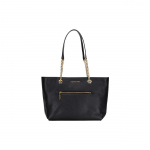 Michael Kors Jet Set Item &Uuml;hev&auml;rviline Kuldne Riistvara Nahast T&otilde;mblukuga K&auml;ekott Naiste kott must 35F2GTTT2L-BLACK Basic Set (Bag+Dust Bag)