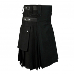 Meeste Vintage Kilt &Scaron;otimaa Gooti moe Kendo Taskuseelikud &Scaron;oti r&otilde;ivad M must