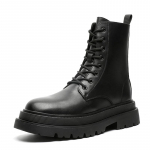 Platvorm Klassikalised Mootorrattasaapad Meestele Kvaliteetsed Ehtsast Nahast Pahkluusaapad Disainer Saapad Meestele K&otilde;rge S&auml;&auml;rega Mootorrattajalatsid 44 must