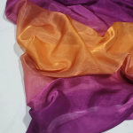 Lai 150cm L&auml;ikiv Gradient Organza Kangas L&auml;ikiv &Otilde;huke T&uuml;ll Voile Kangas DIY &Otilde;mblemine Kleit Hanfu Lava Kost&uuml;&uuml;m K&auml;sit&ouml;&ouml; Taust 100x150cm