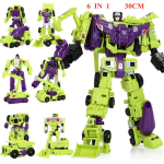 BPF UUS &Uuml;legabariidiline 33CM Anime Devastatori Transformatsioonirobot Autod M&auml;nguasjad Poisi Tegevuskujud Lennuk Mootorratas Dinosaurus Kuju Lapsed gray
