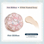 Flowerknows Bunny Garden Collection Cushion Cream N&auml;okreem-p&otilde;hiv&auml;rv Peitekreem Meigialuskreem Kauap&uuml;siv &Otilde;likontrolliga Valgendav Kreem mandliroheline/amarant roosa v&auml;rv