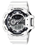 Casio G-SHOCK Meeste Vaik 200M Veekindel Digitaalne P&otilde;rutuskindel Kvartsikell GA-400-7A valge