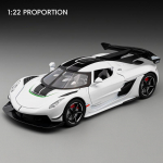 1:24 KNSG Jesko Absolut ONE 1 Gemera GT Superauto Sulamist Metallist Valatud Mudelauto Kodu Kaunistus & Arvuti Laua Kaunistused Kingitus