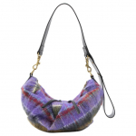 VIVIENNE WESTWOOD Agnes Kuldne Metallist T&otilde;mblukuga Sulgemine Nailonist &Otilde;lakott V&auml;ike Meeste &Otilde;lakott Lilla Mitmev&auml;rviline 507014680 Basic Set (Bag+Dust Bag)