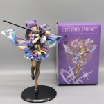 25CM Anime kuju Genshin Impact Keqing M&otilde;&otilde;gaga kiikuv M&otilde;&otilde;gal seisev Hu tao Mudel M&auml;nguasi PVC Kogutav m&auml;nguasi Lauapealne kaunistus With box