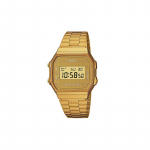 Casio VINTAGE seeria-A168 100 meetrit veekindel kvartsmehhanism roostevabast terasest rihm Jaapani ja Korea kell naistekell kollane sihverplaat A168WG-9BWEF kollane