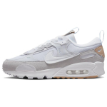 Nike Air Max 90 Futura Klassikaline V&auml;rviblokk Kangas Nahk Madala S&auml;&auml;rega Jooksukingad Meeste tossud Hall Valge DX3280-100 35.5