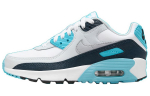 Nike Air Max 90 Valge Baltic Blue Armory Navy Wolf Grey (GS) 38