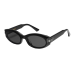 Gentle Monster Vintage UV-kaitsega Ebakorrap&auml;rase raamiga P&auml;ikeseprillid Unisex p&auml;ikeseprillid MASS-01 Basic Packaging-Eyeglass Case+Box,55,Black