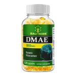 DMAE (Dimet&uuml;&uuml;laminoetanoolbitartraadina) 100 mg toidulisand, 120 pehmet kapslit pudelis 120 Capsules green