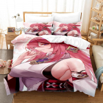 Genshin Impact Yae Miko Voodipesukomplekt &Uuml;heinimese Twin T&auml;is Suuruses Queen King Suuruses Voodikomplekt T&auml;iskasvanu Laste Magamistuba Tekikoti Komplektid 3D Prindiga M&auml;ng 135x200cm