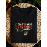 Meeste Spitfire RAF Briti h&auml;vituslennuki T-s&auml;rk - Supermarine lennukite logo ja RAF m&auml;rk, 1940ndate vintage disain, L&otilde;tv l&otilde;ige, L&uuml;hikesed varrukad, Vabaaja 5XL must