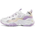 Skechers DLites 3.0 J&auml;&auml;tisekaru Taro J&auml;&auml;tis Madalad Vabaajajalatsid Naiste tossud Valge Lilla 896008-WLV 39
