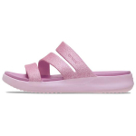 Crocs Getaway Series Moodne Trend Mugavad Pl&auml;tud Naiste sandaalid Piim-Roosa 210446-6ZW 36-37