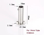 2 tk 304 roostevabast terasest 60mm 80mm k&otilde;rge pikk &auml;&auml;rikuga hoidikuklamber riidekapi toru seinap&otilde;rand 19mm 22mm 25mm 32mm toru (as the picture,201 Stainless Steel)