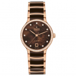 RADO Radar Crystal Series Automaatne Mehaaniline Liikumine 50 Meetrit Veekindel Kell &Scaron;veitsi Kell 35mm Pruun T&auml;hikuga Roostevabast Terasest Rihm R30230922 pruun