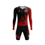 2026 MEESTE Triatloni Trisuit Maailmameistriv&otilde;istluste Pikkade Varrukatega Draakoni Skinsuit Ujumine Rattas&otilde;it Jooks V&auml;ljakutse Riietus L black