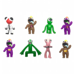 Roblox Rainbow Friends Kuju M&auml;nguasi Mudel Vastupidav V&auml;rviline Koogikaunistus Laste J&otilde;ulukingitusteks 8Pcs