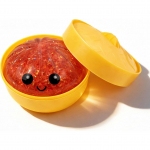 Interaktiivne laste m&auml;nguasi pelmeen-squishy, bao disain, TPR materjal, punane, kompaktne suurus