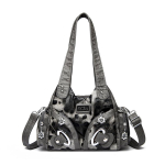Piiri&uuml;lene Retro Pehmest Nahast Mootorratta Crossbody Kott - Uus Trendikas Euroopa ja Ameerika Stiilis Naiste &Uuml;he &Otilde;la Kott leopard