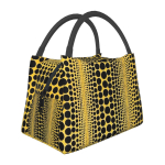 Yayoi Kusama K&otilde;rvits Abstraktne Kunst Isoleeritud L&otilde;unakott Bento Hoiustamine Toidukarbid Konteiner Jahutuskott Termiline L&otilde;unakott Tassikott One Size beige