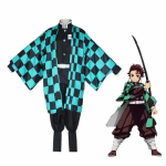 Anime Kamado Tanjirou Cosplay Kost&uuml;&uuml;m M&otilde;rvar Halloween Cosplay Kost&uuml;&uuml;m Lastele T&auml;iskasvanutele Kingitused 120 must
