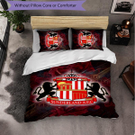 Sunderlandi teemaline voodipesu 3-osaline tekikottide komplekt Dekoratiivne voodipesu teismeliste tuppa Kodu kaunistamine 135cm*200cm