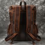 Meeste Retro Seljakott Crazy Horse Nahast Seljakott Suure Mahutavusega Nahast Reisi-Kott 16-tollise Arvuti Kott 18inch black