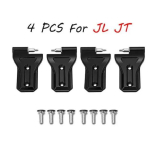 Alumiiniumkattega ukse k&uuml;lghing Jeep Wrangler JK JL JT 2007+ maanteeterasest uksehingede komplekt, mitte ukse hinge katte sisekujundus B