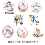 Armsad &uuml;kssarviku plaastrid, triikraud riietel Miniplaastrid, aplikatsioonid riiete jaoks Pestavad r&otilde;ivaplaastrid 5x5cm