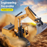 Juhtmeta kaugjuhtimispult 2,4G sulamist kaheksa kanaliga ekskavaator 1:24 kaugjuhtimispult m&auml;nguasi