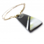 Les Tr&eacute;sors De Lily [E7211] - Collier Cr&eacute;ateur 'Kilimanjaro' Noir Blanc must