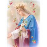 Teemantmaal Ristpistes Religiooni ikoon Daam Teemantmosaiik Teemanttikandid 20X30CM