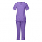 (S-2XL) Meditsiini&otilde;e &uuml;laosa p&uuml;kste komplekt &Uuml;hev&auml;rviline elastsus Unisex V kaelataskud Kiiresti kuivavad vormir&otilde;ivad r&otilde;ivad komplektid t&ouml;&ouml;tamiseks M