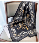 Prindi Ruut siidsall Naiste mood Satiin Bandana Daami Sall ja Peapael Kott Sallid Juuksepael Kaelar&auml;t Naiste Hijab