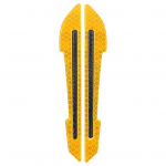 1 paar?Kleebisteip Avatud kleebised Auto uks Auto?Hoiatus?Kulumiskindel?Peegeldav?Tagurdamisotsikud Tahavaatepeegli kleebis kollane