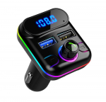 Auto FM-saatja modulaator Bluetooth 5.0 vabak&auml;ekomplekt Autoheli MP3-m&auml;ngija tugi U-kettaga TF-kaart Auto Dual USB 4.2A kiirlaadija