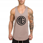 Muscleguysi br&auml;nd Fitness Meeste paagid Kulturismi riided j&otilde;usaalid S&auml;rgid liibuvad Vestid Puuvillane Singlet Muscle Stringer tanktop M tumehall v&auml;rv