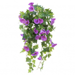 Erksav&auml;rviline Faux Morning Glory Dekoratiivne Moodne Hea visuaalne efekt V&otilde;lts lilla
