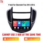 Loominguline Androidi autoraadio multimeediumipleier Chevrolet Trax 2014-2016 stereo GPS-navigatsioonis&uuml;steemile Carplay autostereo pea&uuml;ksuse seadmele