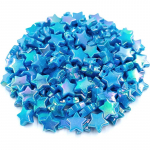 50 tk 11 mm AB v&auml;rviline akr&uuml;&uuml;list t&auml;hthelmeste ripats kaelakee k&auml;ev&otilde;ru ehete valmistamiseks sinine