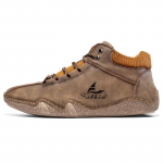 Meeste saapad K&auml;sitsi &otilde;mmeldud l&otilde;isnahast kingad Meeste poolsaapad Mokassiinid Meeste vabaajajalatsid 44 khaki