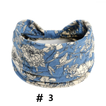 Boho laiad peapaelad vintage elastsed juuksepaelad s&otilde;lme turban pea&uuml;mbris naistele t&uuml;drukutele puuvillane pehme bandaan, veniv, keeratav peapael Juukseaksessuaarid