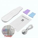 Taaslaetav ultraheli n&auml;onaha koorija n&auml;opuhastusvahend kooriv n&auml;ole mustpeade eemaldamine vistrikud pooride musta t&auml;pi puhastamine only vibration with bag valge