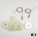 EWR5076 Elektrilise akna t&otilde;stuki remondikomplekt Tagumine Vasakpoolne Skoda Octavia MK2 A5 1Z3 1Z5 2004-2013 4/5-ukseline 1Z0839655