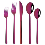 L&auml;ikivlilla &otilde;htus&ouml;&ouml;gin&otilde;ude komplekt Western lauan&otilde;ude komplekt 304 roostevabast terasest kahvel nuga lusikas &otilde;htus&ouml;&ouml;gikomplekt kodu k&ouml;&ouml;k s&ouml;&ouml;gin&otilde;ude komplekt 5pcs service for 1